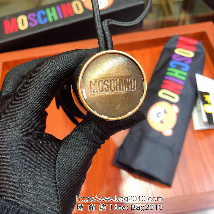 Moschino莫斯奇諾 防紫外線 全自動伸縮手柄 防雨防紫外線隔熱傘  sll1038